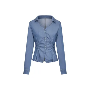 JZ. ANNAKRO Shirts Women's Blue Shades