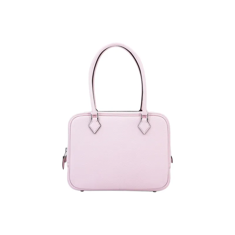 HERMES Plume Chevre Goatskin Handbag Mini Women's M7 Rose Darling Love Pink-2