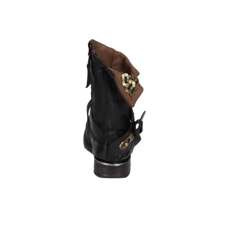 AirStep Saint Bike Ankle Boots Women's Black-3