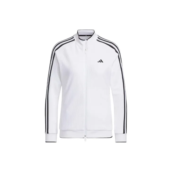 Adidas Aeroready 3 Stripes Jacket Jackets Coats Women's White-0