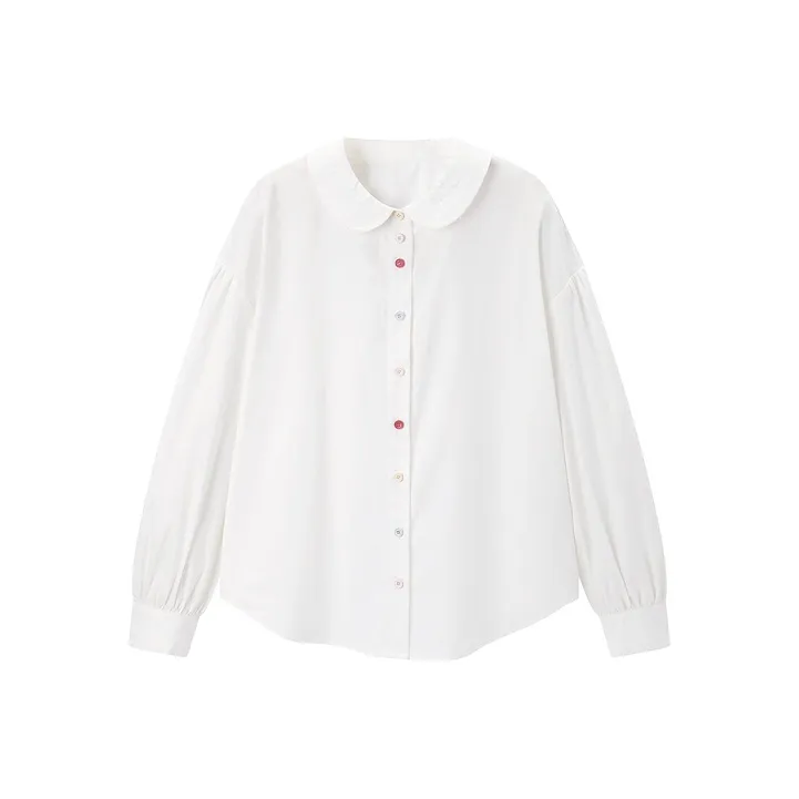LEDIN Shirts Women's White In Stock-0
