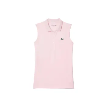LACOSTE Polo Shirt Women's Light Pink