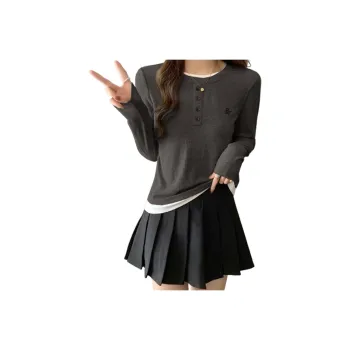 Tonlion Knitwear Women's Charcoal Gray