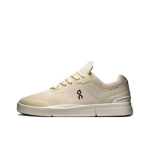 On The Roger Spin Anti Slip Wear Resistant Low Top Tennis Shoes Men
s Beige