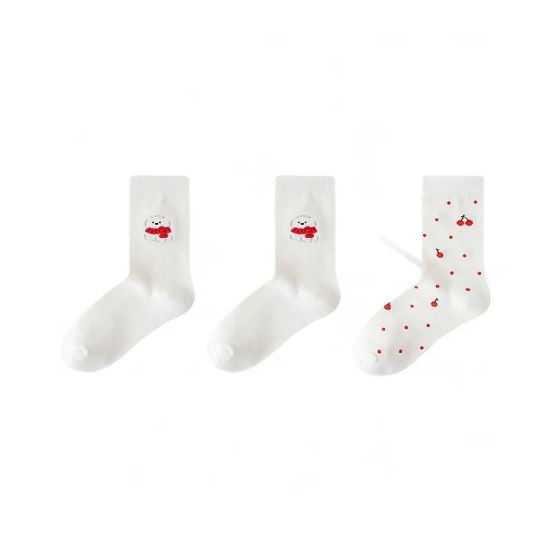 H YXIANG Mid Calf Socks Women's Combo Set-6