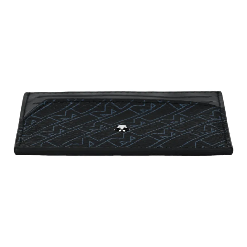 MONTBLANC M_Gram 4810 PVC Card Holder Men's Blue/Black-3
