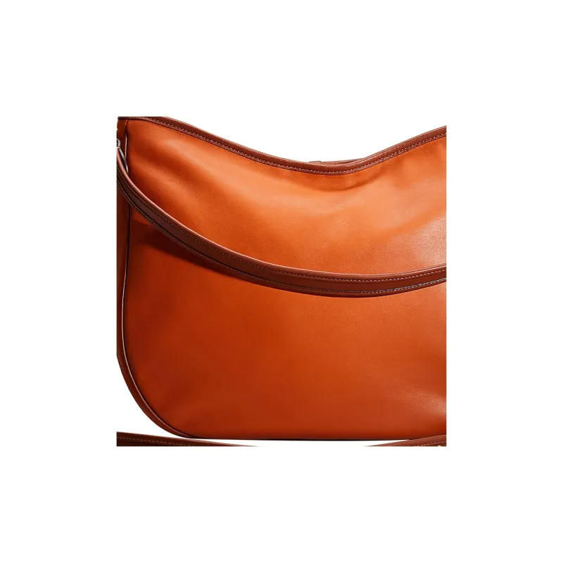 COACH Soft Tabby Leather Shoulder Bag, Crossbody Bag Tubas Women's Canyon Red-3