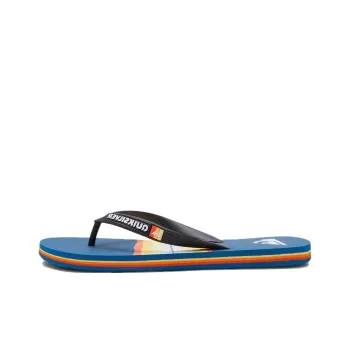 Quiksilver Abrasion Resistant Flip Flops Men's Blue