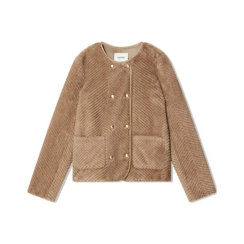 COVERINS Jackets Women's Camel-0