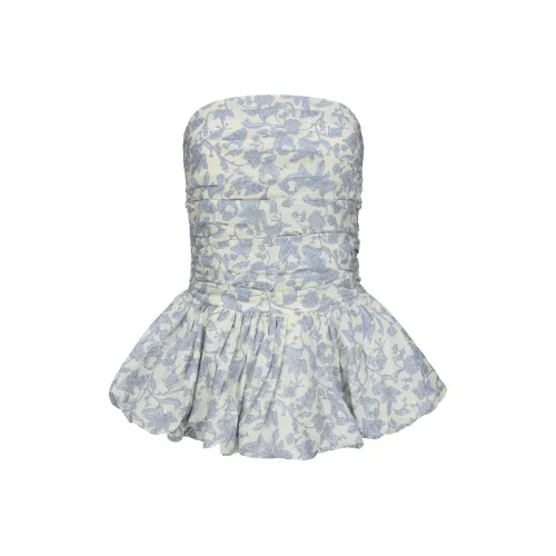 MTHE Strapless Top Women's Blue