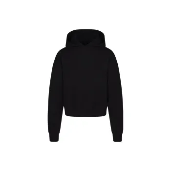 SKIMS COTTON FLEECE CLASSIC HOODIE Sweatshirt Women's ONYX/Onyx