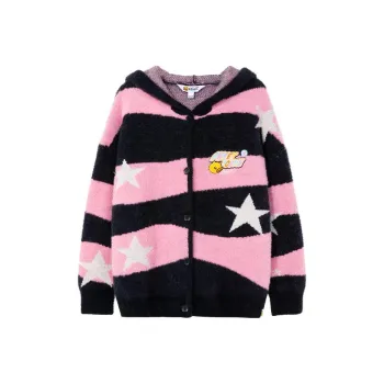 B.Duck Knitwear Women's Black Stripes