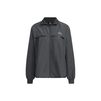 Adidas Wording Jackets & Coats Women's Black Gray