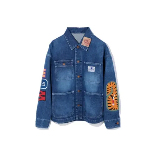 A BATHING APE Jackets Women's Dark Blue NYX
