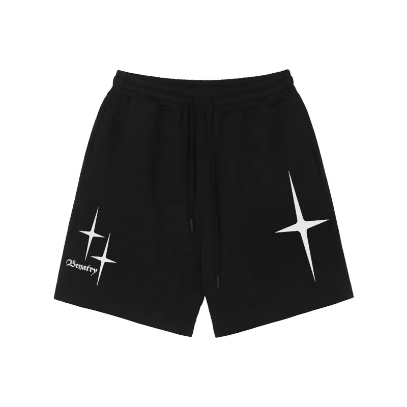 BENATRY Casual Shorts Unisex White-2