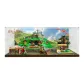 3D Effect Lawn Design Display Case with Building Blocks | Building Blocks Not Included
