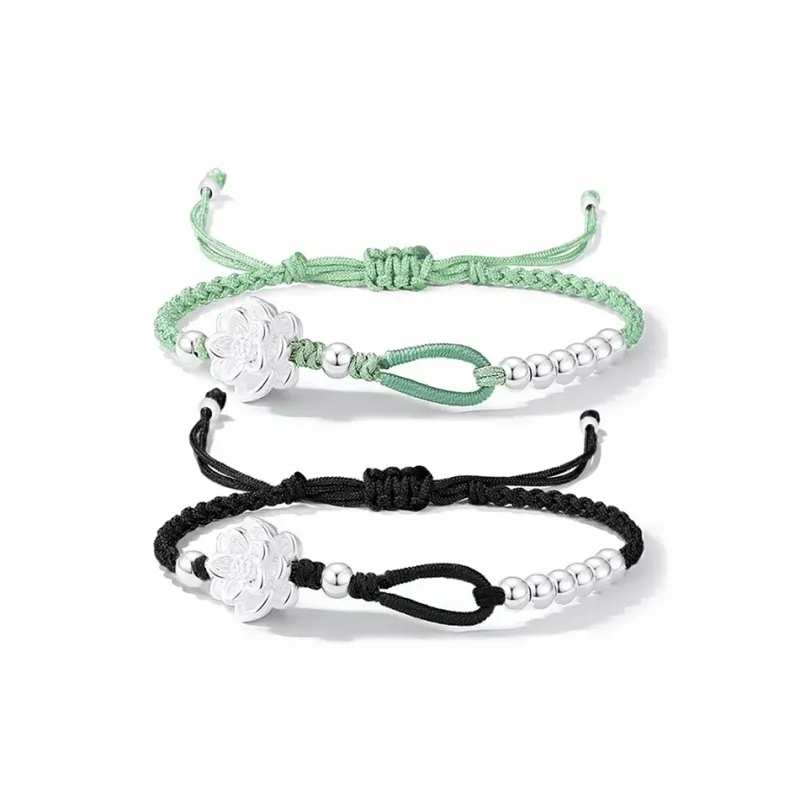 CHINA GOLD 999 Fine Silver Bracelets Unisex-6