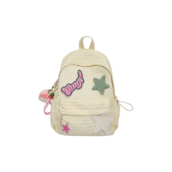 Yalu Nylon Backpack Women's Yellow/Pink/Light Green/Lake Blue