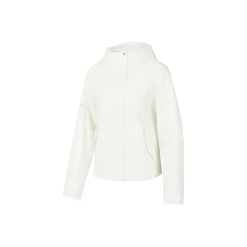 Skechers Yazhuan Series Jackets & Coats Women's Coconut Juice White