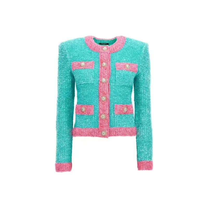 BALMAIN Two Toned Tweed Jacket-0