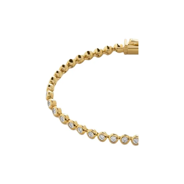 Monica Vinader Essential Diamond Tennis Bracelet-2