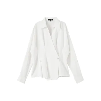 OUNIXUE Shirts Women's White