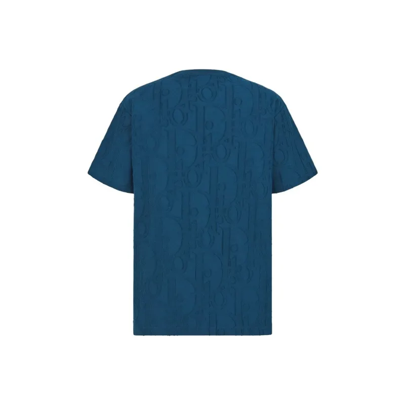 DIOR FW25 T Shirt Men's Dark Blue-1
