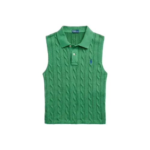 Polo Ralph Lauren Cable-knit Cotton Polo Top