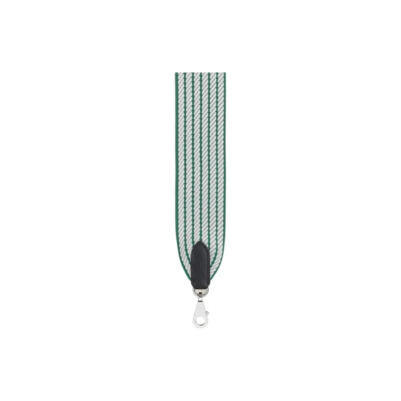 HERMES Cordagr Canvas With Swift Calfskin Bag Strap Women's Dazzling Green & Light Gray & Black-1