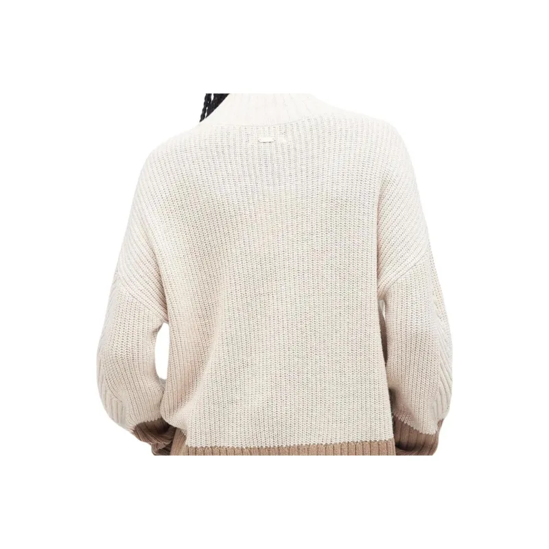 BARBOUR Barbour Elsa Knitted Jumper Sweater Women's Khaki-4