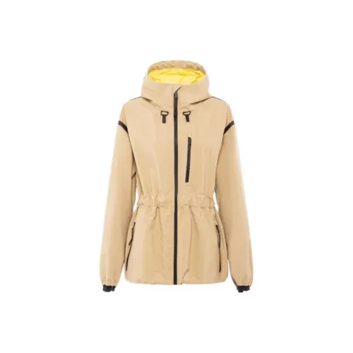 PRADA jeanss Coats Women's Yellow