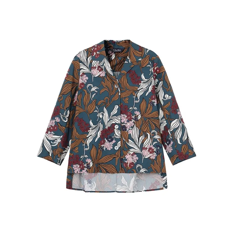 'S MAX MARA Shirt Women's Gray Blue-0