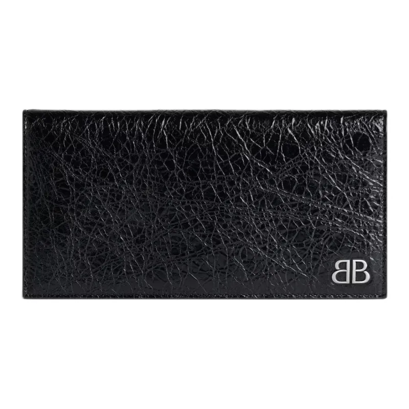 Balenciaga Sheepskin Wallet Men's Black-0