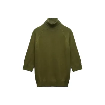 ZARA Knitwear Women's Olive Green