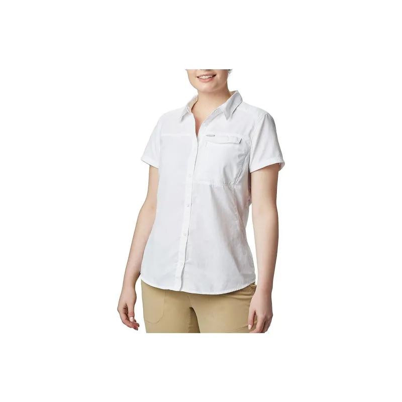 Columbia Silver Ridge Shirts Women's White-0