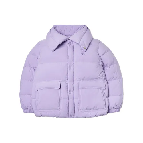 MLB Los Angeles Dodgers Down Jackets Women's Light Purple