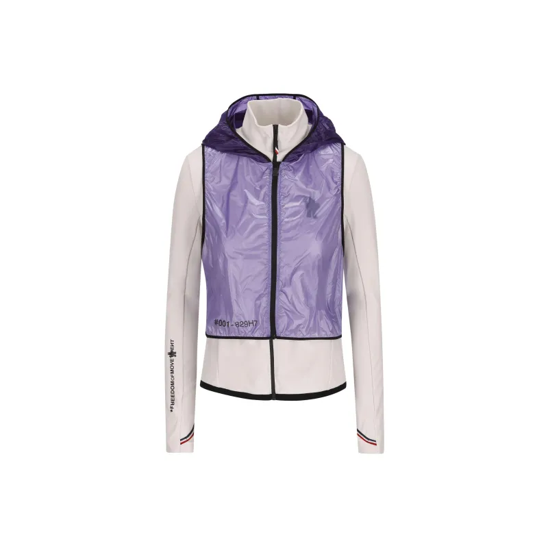 MONCLER GENIUS Logo Printed Duo Tone Hooded Jacket-0