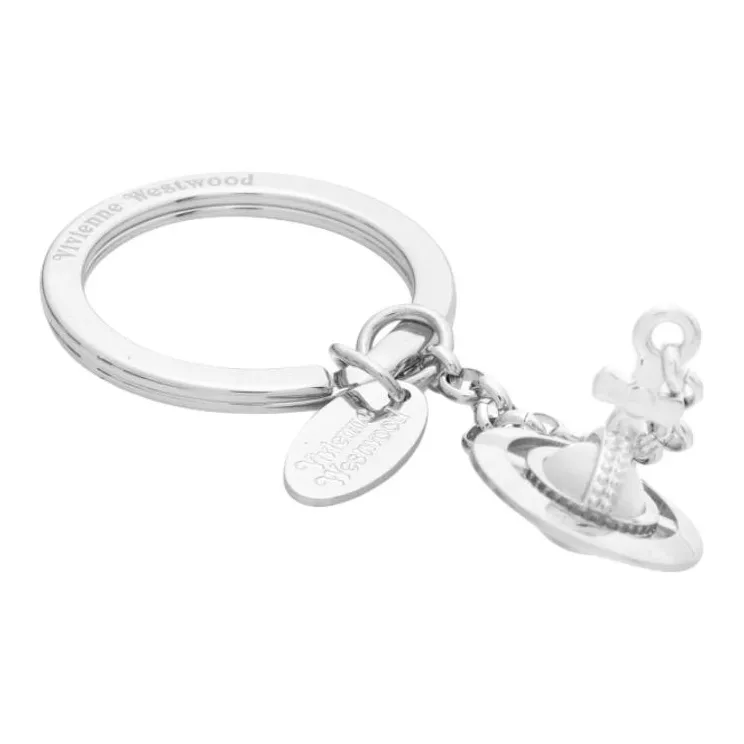 Vivienne Westwood Brass Keychains Unisex Silver-1