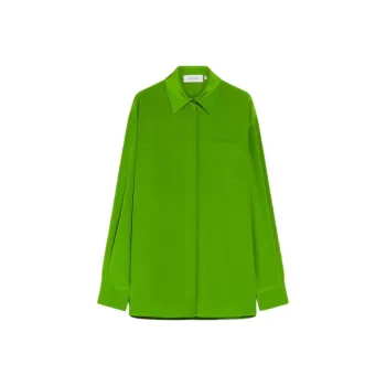 SportMax Tonale Curved Hem Button Up Shirt
