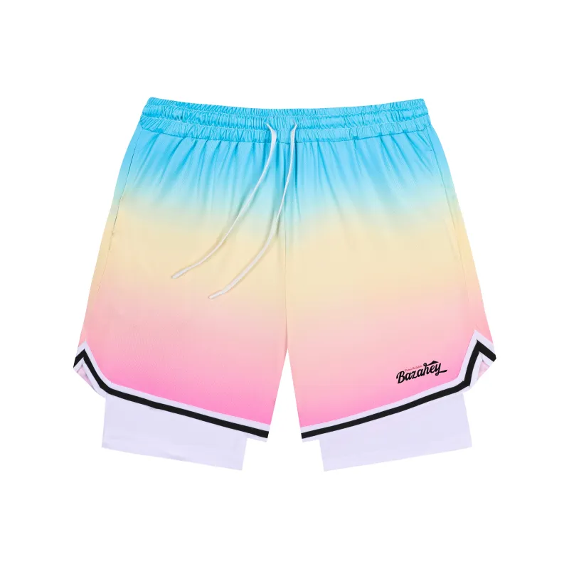 Supremo Cat Basketball Shorts Unisex-6