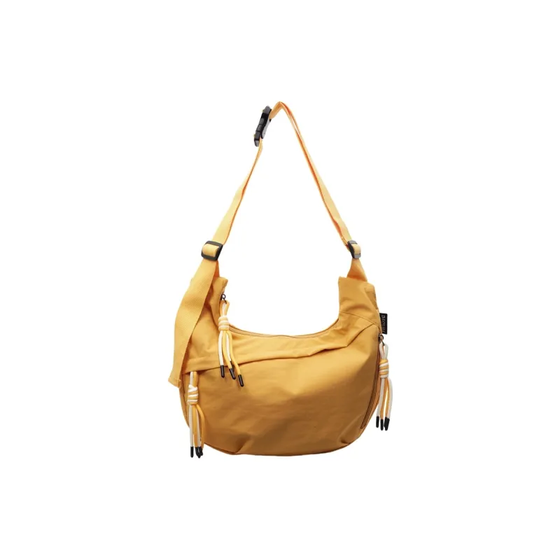 Single Warehouse Fabric Shoulder Bag Regular Unisex White/Green/Yellow/Purple/Black-6