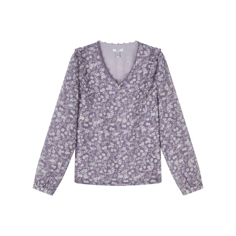 FINITY Shirts Women's Purple With Print-0