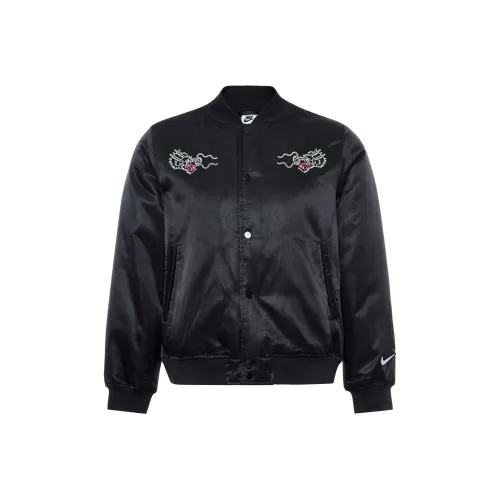 Nike Dragon New Year's Collection FW23 Jackets Coats Women's Black