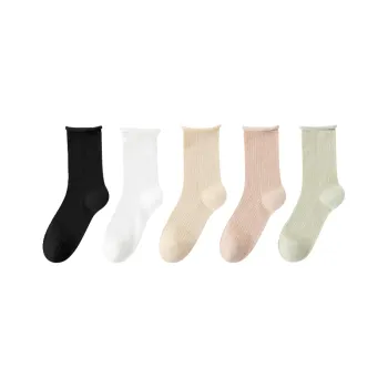 Cotton Gene Mid Calf Socks Women's 5 Pack