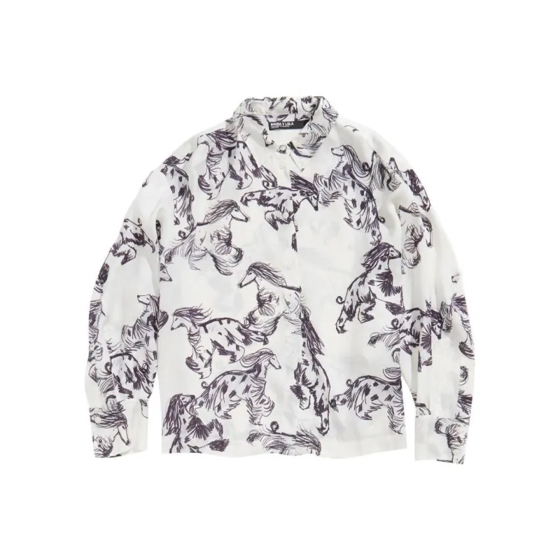 Bimba Y Lola Greyhound print Shirt-0
