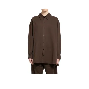 Lemaire Twisted Denim Shirt 'Espresso'