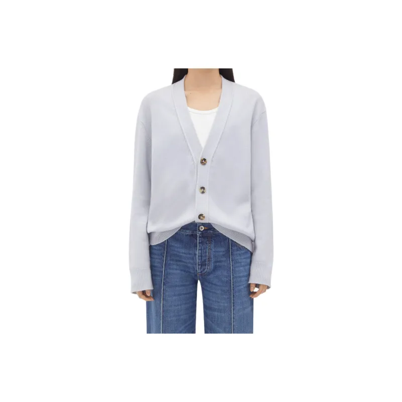Bottega Veneta Patch Embellished Relaxed Fit Cardigan-0
