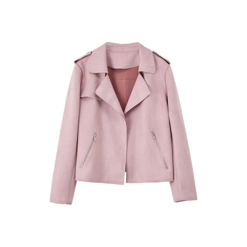 【dme】 Jackets Coats Women's Leather Pink-0