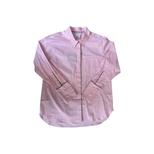 Burberry Shirts Men Pink