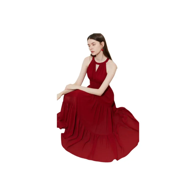 DPLAY Sleeveless Dresses Women's Jam Red-3